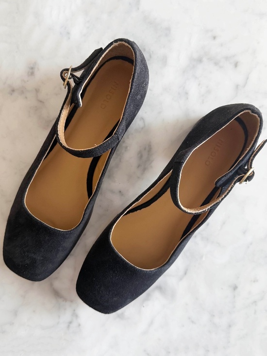 Nisolo Shoes - NWT Nisolo Luna Mary Jane Heels Women’s 11 Black Leather Block Heel Comfort Shoe